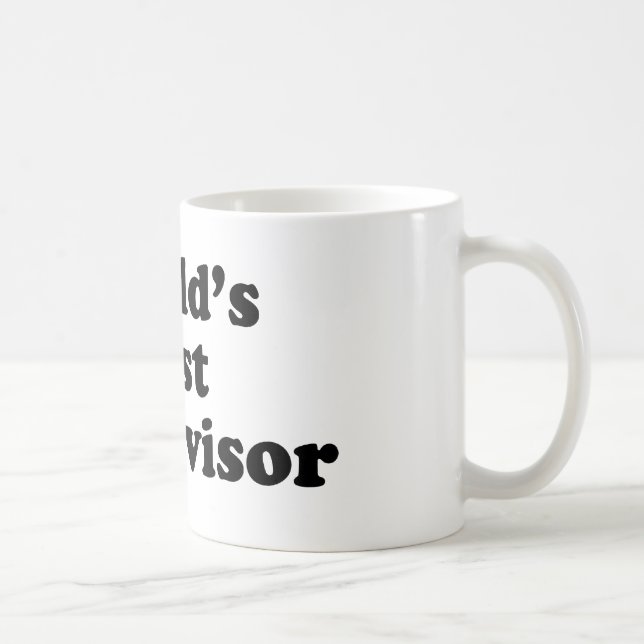 World's Best Supervisor Coffee Mug (Right)