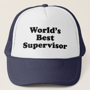 World's Best Supervisor Trucker Hat