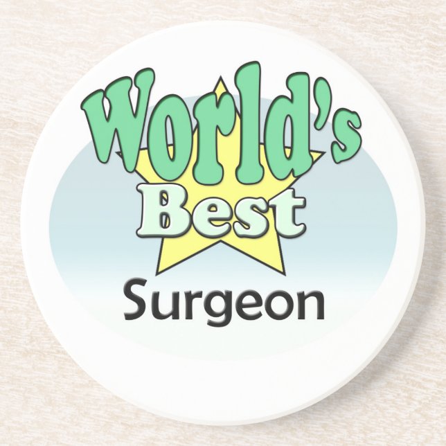 World's best Surgeon Coaster (Front)
