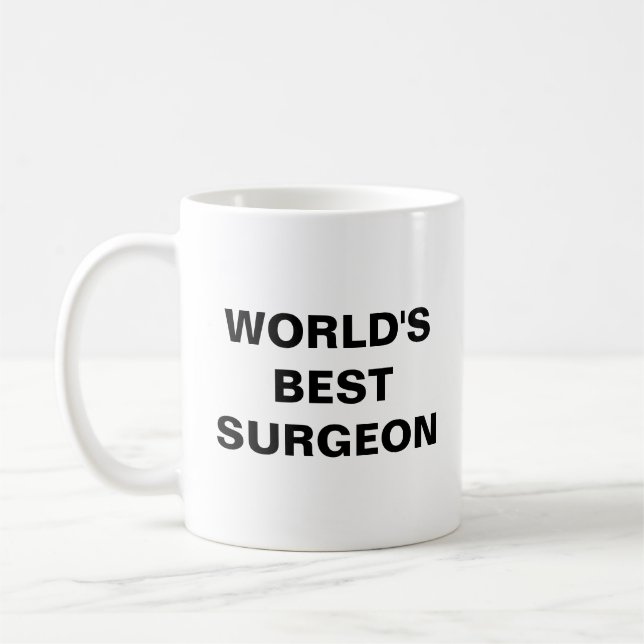 World's best Surgeon Coffee Mug (Left)