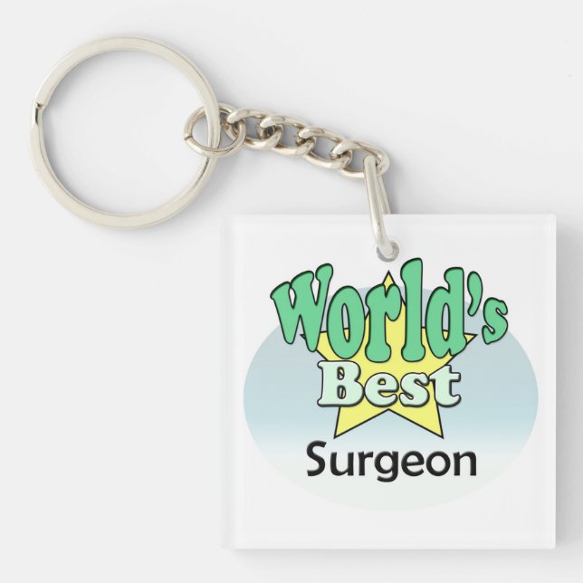 World's best Surgeon Key Ring (Front)
