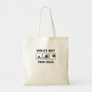 World's Best Swim Coach Tote Bag