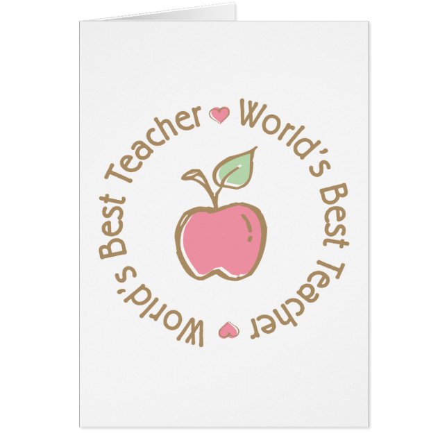 Worlds Best Teacher (Front)