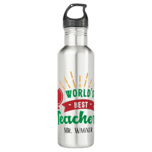 World's best Teacher add name 710 Ml Water Bottle