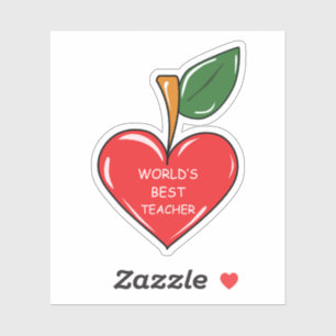 worlds best teacher apple fun