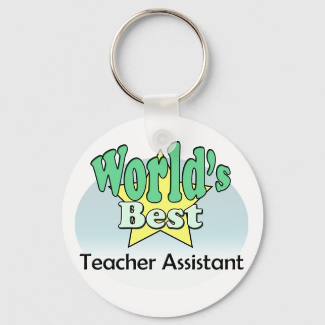 World's Best Teacher Assistant Key Ring (Front)