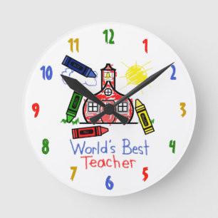 World's Best Teacher Clock