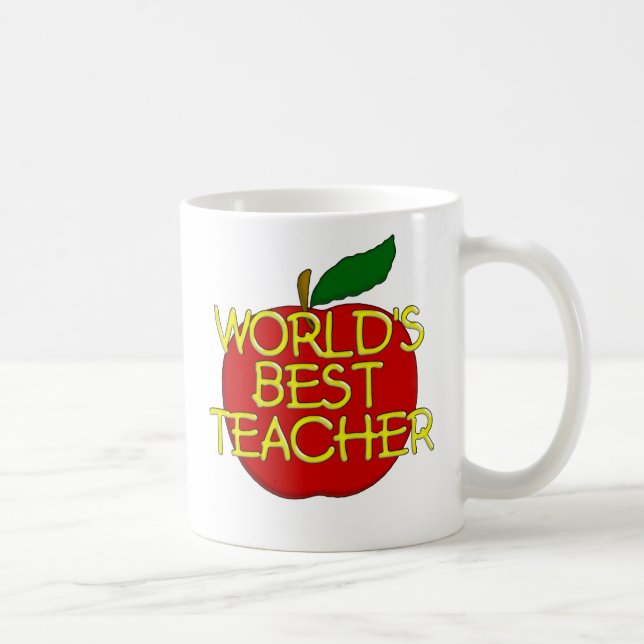 World's Best Teacher Coffee Mug (Right)