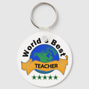 World's Best Teacher Key Ring