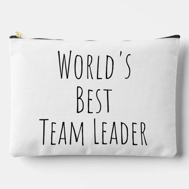 World's Best Team Leader Accessory Pouch (Front)