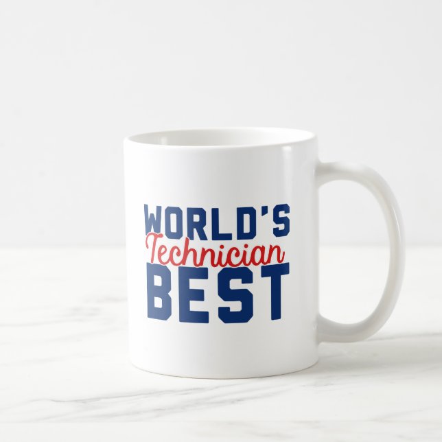 World's Best Technician Coffee Mug (Right)