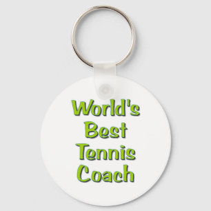 World's Best Tennis Coach gifts Key Ring