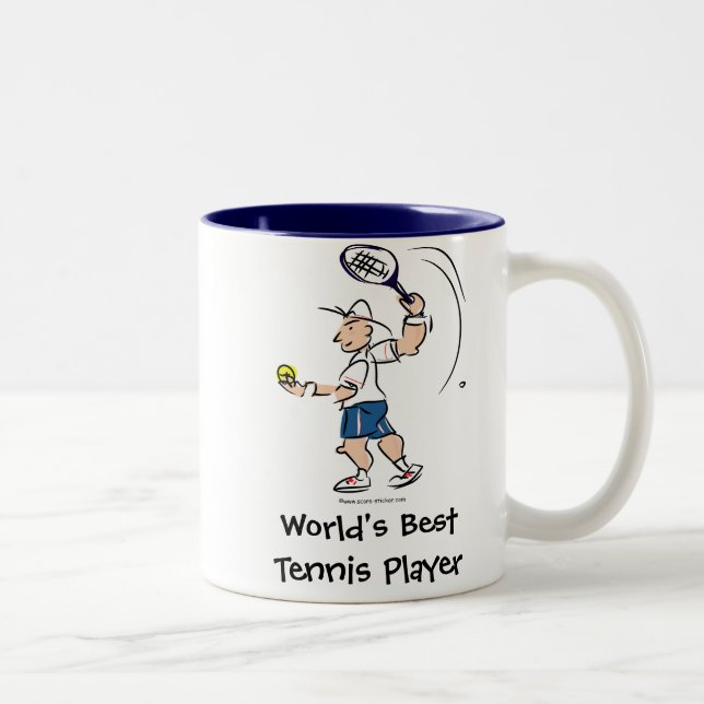 World's best tennis player | Coffee mug gift (Right)