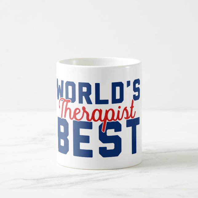 World's Best Therapist Coffee Mug (Center)