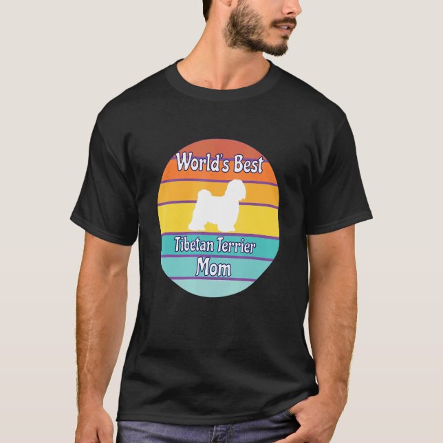 World's Best Tibetan Terrier Mom T-Shirt (Front)