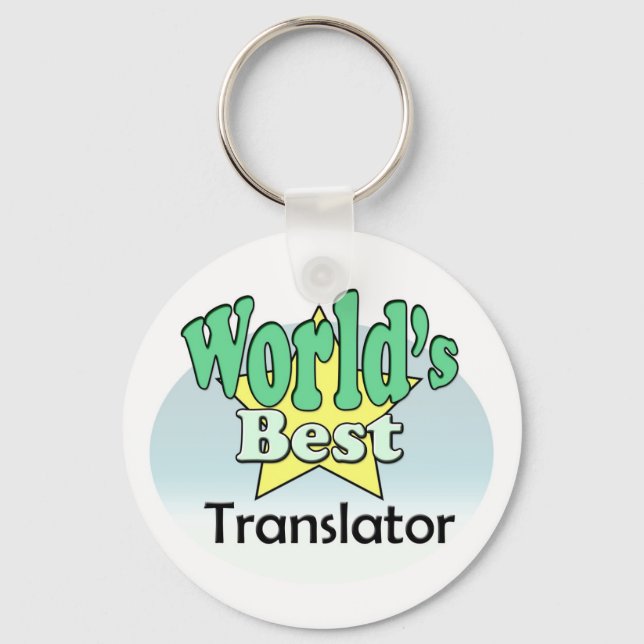World's Best Translator Key Ring (Front)