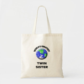 World's Best Twin Sister Tote Bag