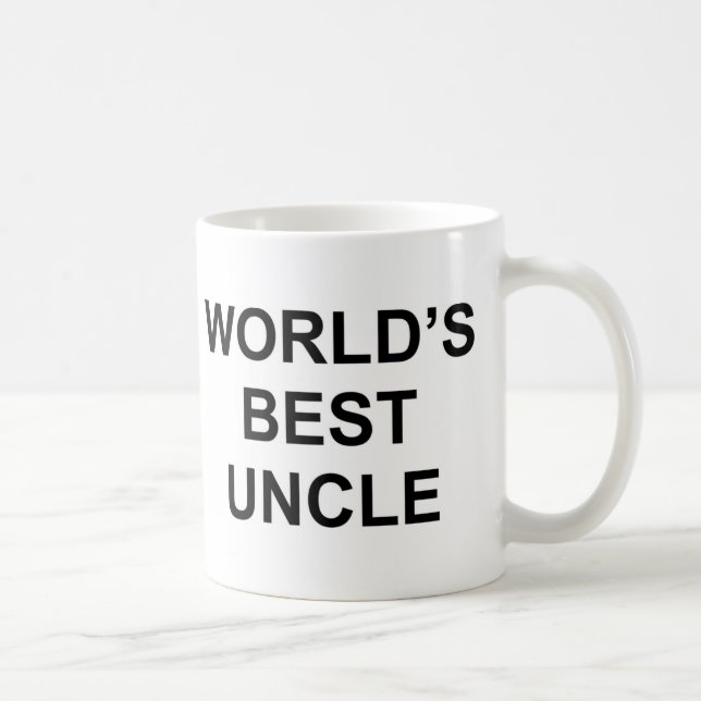 World's Best Uncle Coffee Mug (Right)