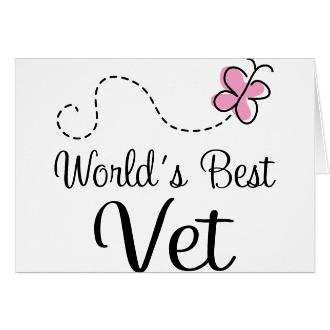World's Best Vet Veterinarian (Front Horizontal)