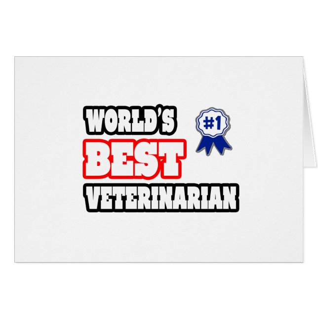 World's Best Veterinarian (Front Horizontal)