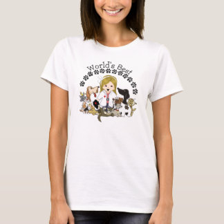 World's Best Veterinarian - Female Blonde Hair T-Shirt