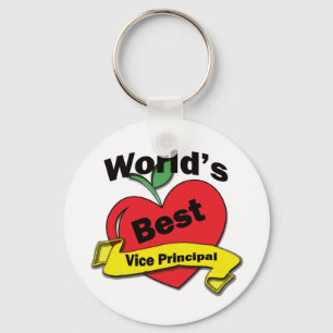 World's Best Vice Principal Key Ring