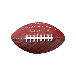 World's Best Wallace Scottish Tartan Plaid Football