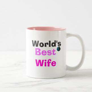 World's Best Wife Two-Tone Coffee Mug