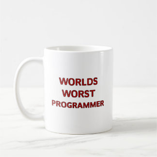 Worlds Best/Worst Programmer Right Handed Coffee Mug