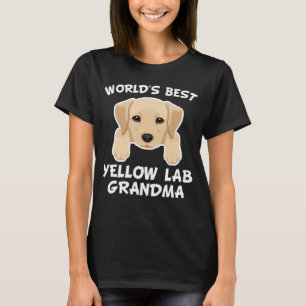World's Best Yellow Lab Grandma T-Shirt