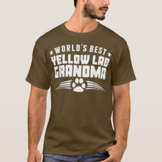 World's Best Yellow Lab Grandma T-Shirt