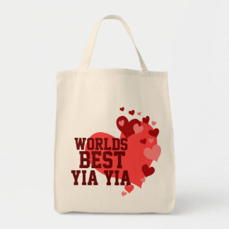 Worlds Best Yia Yia Personalised Tote Bag