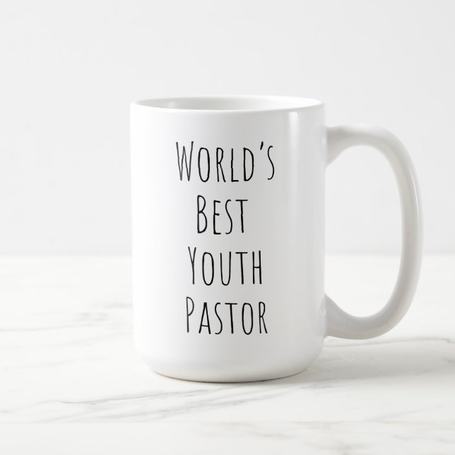 World's Best Youth Pastor Coffee Mug (Right)