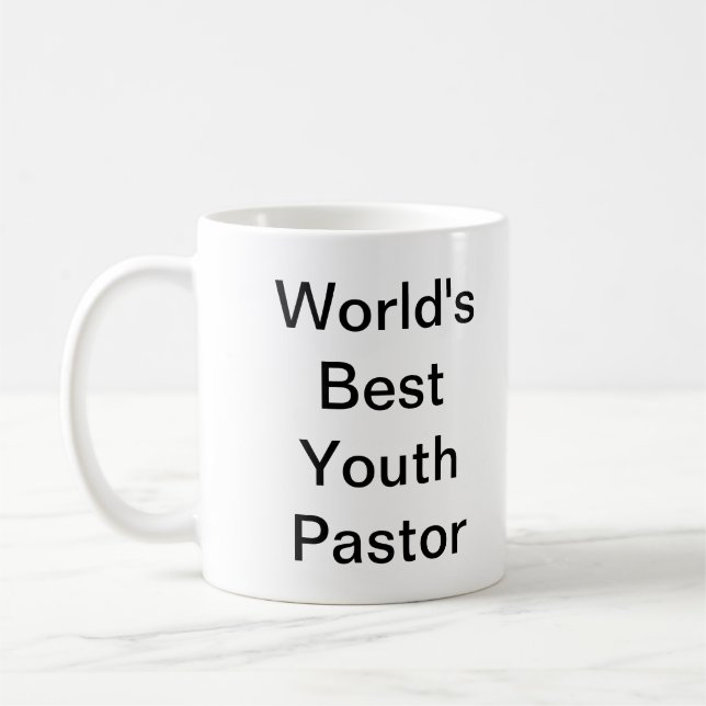 World's Best Youth Pastor Coffee Mug (Left)
