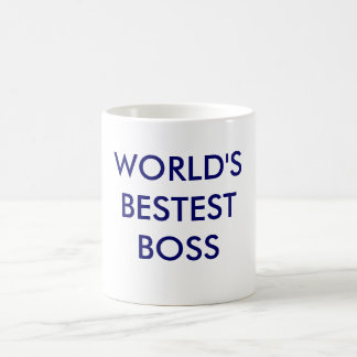 WORLD'S BESTEST BOSS COFFEE MUG
