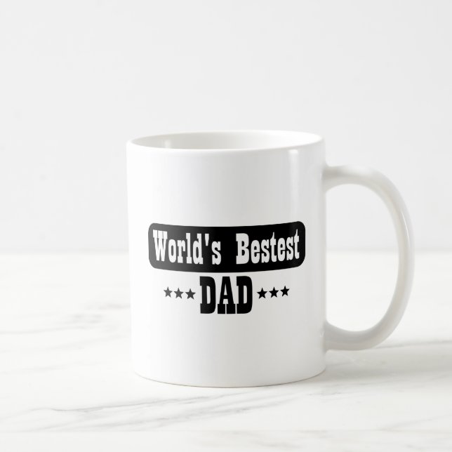 World's Bestest Dad Coffee Mug (Right)