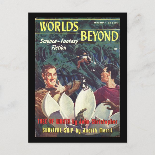 Worlds Beyond_Pulp Art Postcard (Front)