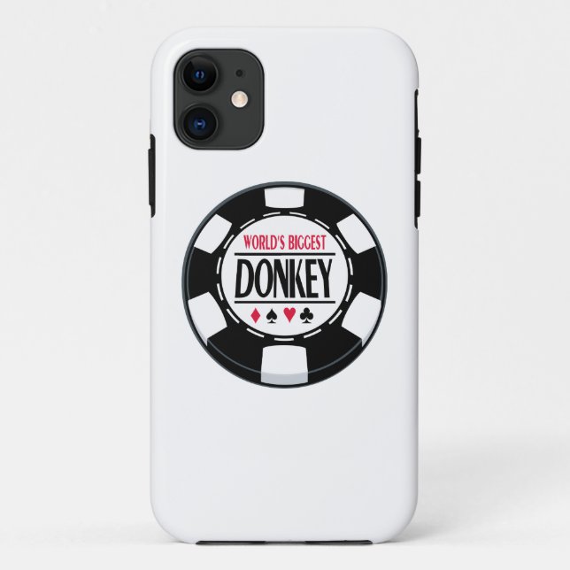 World's Biggest Donkey Case-Mate iPhone Case (Back)
