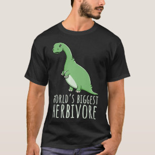 Worlds Biggest Herbivore Dinosaur Herbivore Premiu T-Shirt