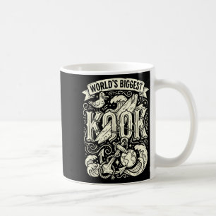 Worlds Biggest Kook Surfing Humour Surf Lifestyle Coffee Mug