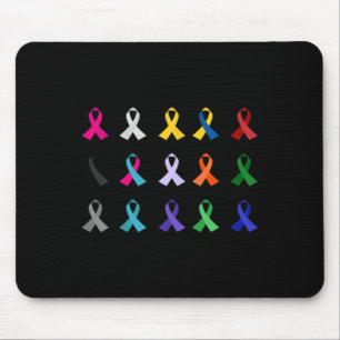 World's Cancer Awareness Cross Christian Costume R Mouse Pad