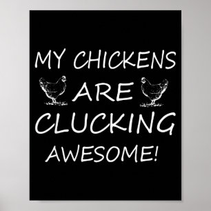 Worlds chicken mum chick mother cute funny mother' poster