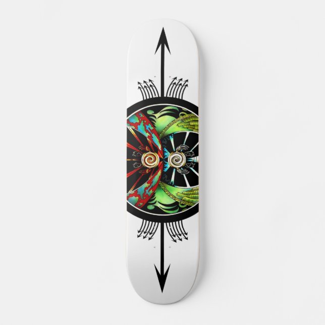 Worlds Collide Turtles Skateboard (Front)