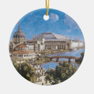 World's Colombian Exposition by Theodore Robinson Ceramic Ornament