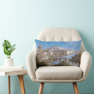 World's Colombian Exposition by Theodore Robinson Lumbar Cushion