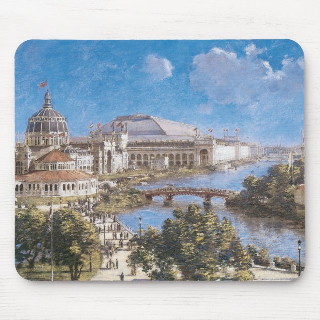 World's Colombian Exposition by Theodore Robinson Mouse Pad (Front)