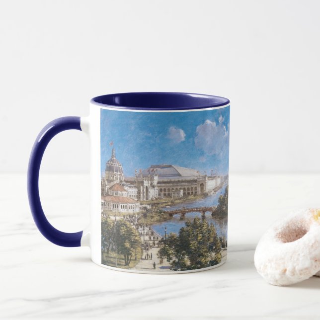 World's Colombian Exposition by Theodore Robinson Mug (With Donut)