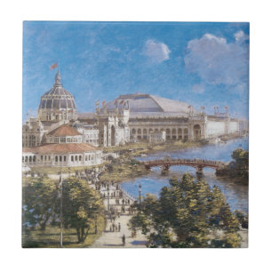 World's Colombian Exposition by Theodore Robinson Tile