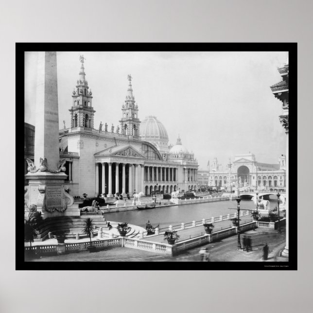 Worlds Columbian Expo in 1893 Poster (Front)