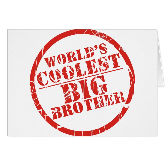 World's Coolest Big Brother (Front Horizontal)